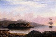 Fitz Hugh Lane Off Mount Desert Island France oil painting artist
